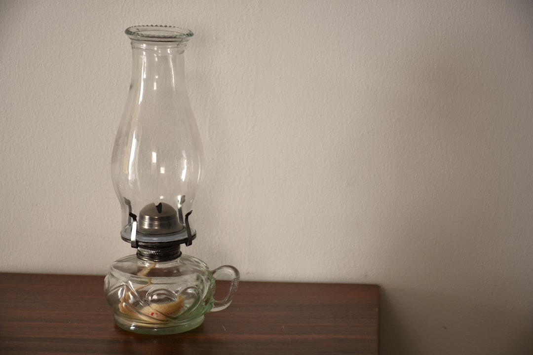 Photo retro table lamp