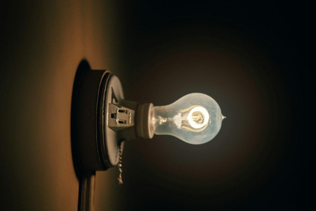 Photo voice controlled nursery wall sconce exposed bulb